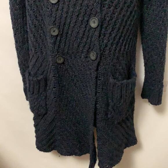 FREE PEOPLE OVERSIZE KNIT BLUE SWEATER SIZE‎ M - Picture 6 of 10